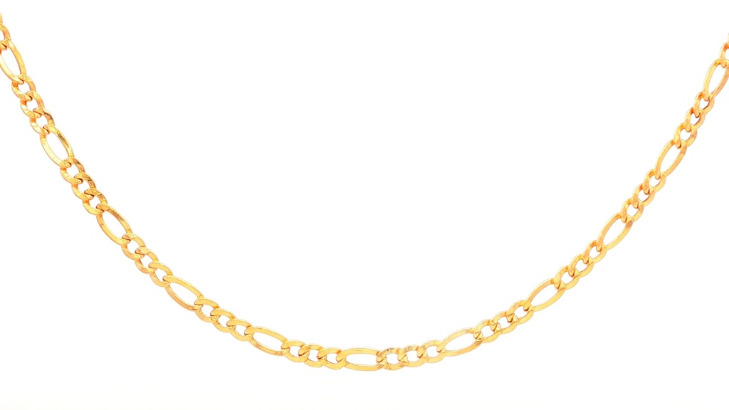 CADENA FIGARO ORO AMARILLO 