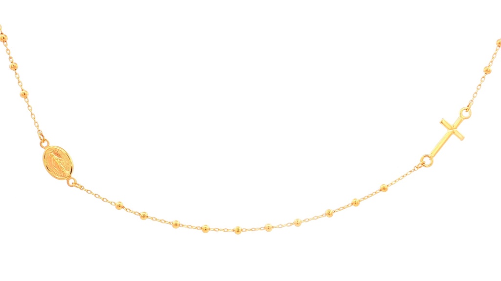 CADENA DENARIO ORO AMARILLO