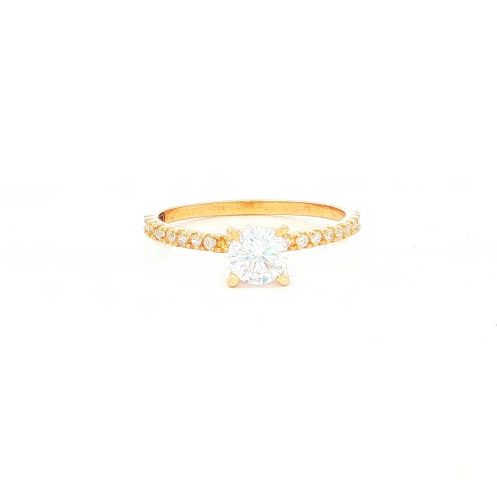 ANILLOS SOLITARIOS CASTING ORO AMARILLO
