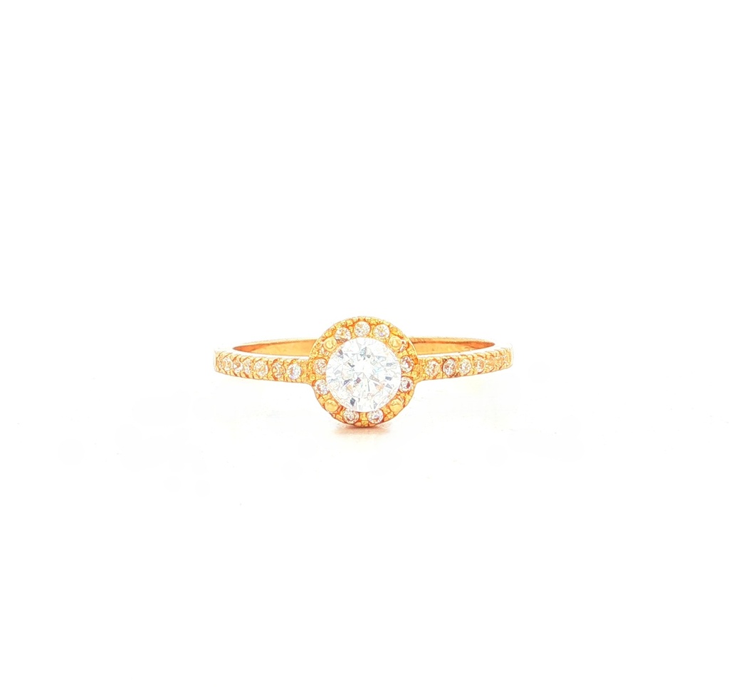 ANILLOS SOLITARIOS CASTING ORO AMARILLO