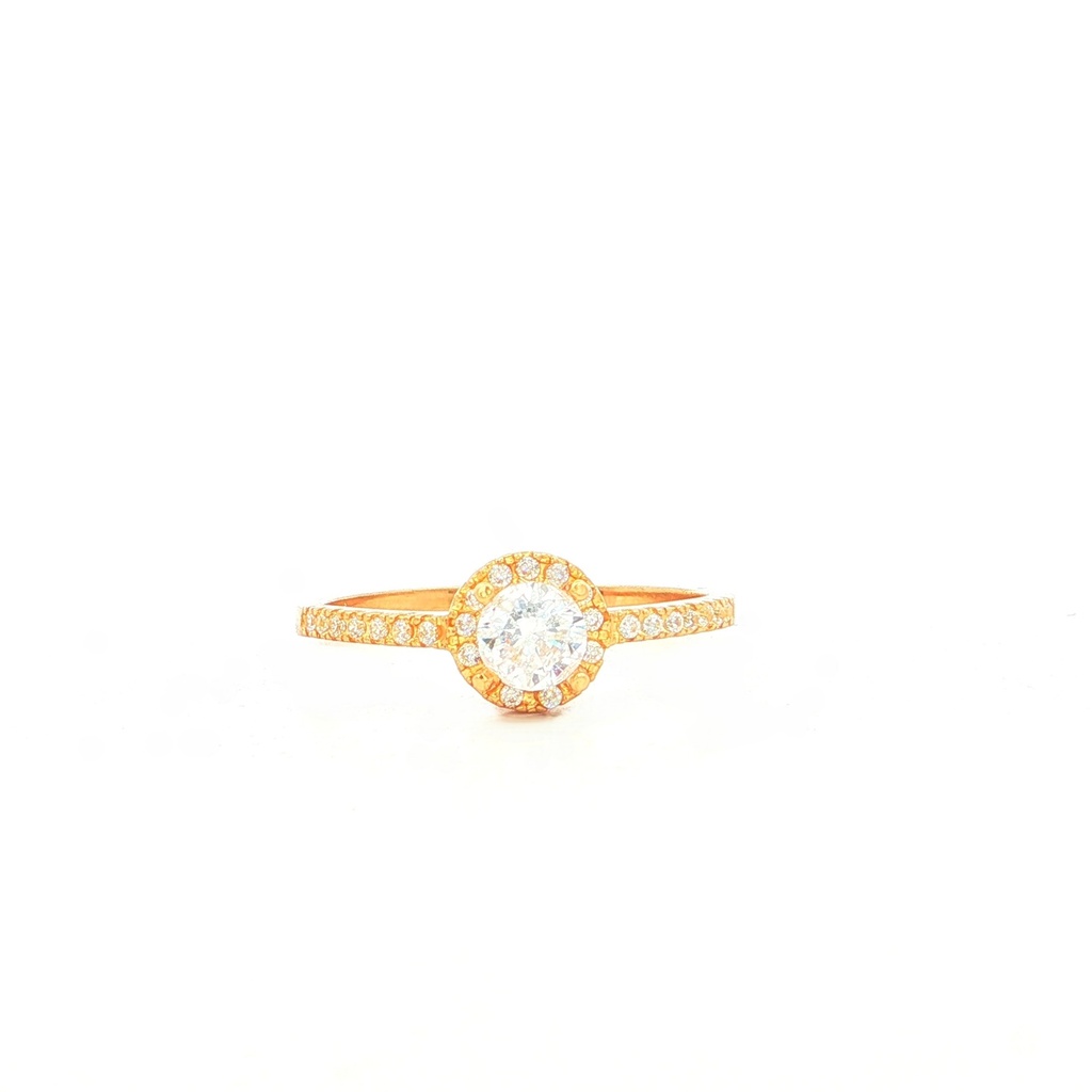 ANILLOS SOLITARIOS CASTING ORO AMARILLO