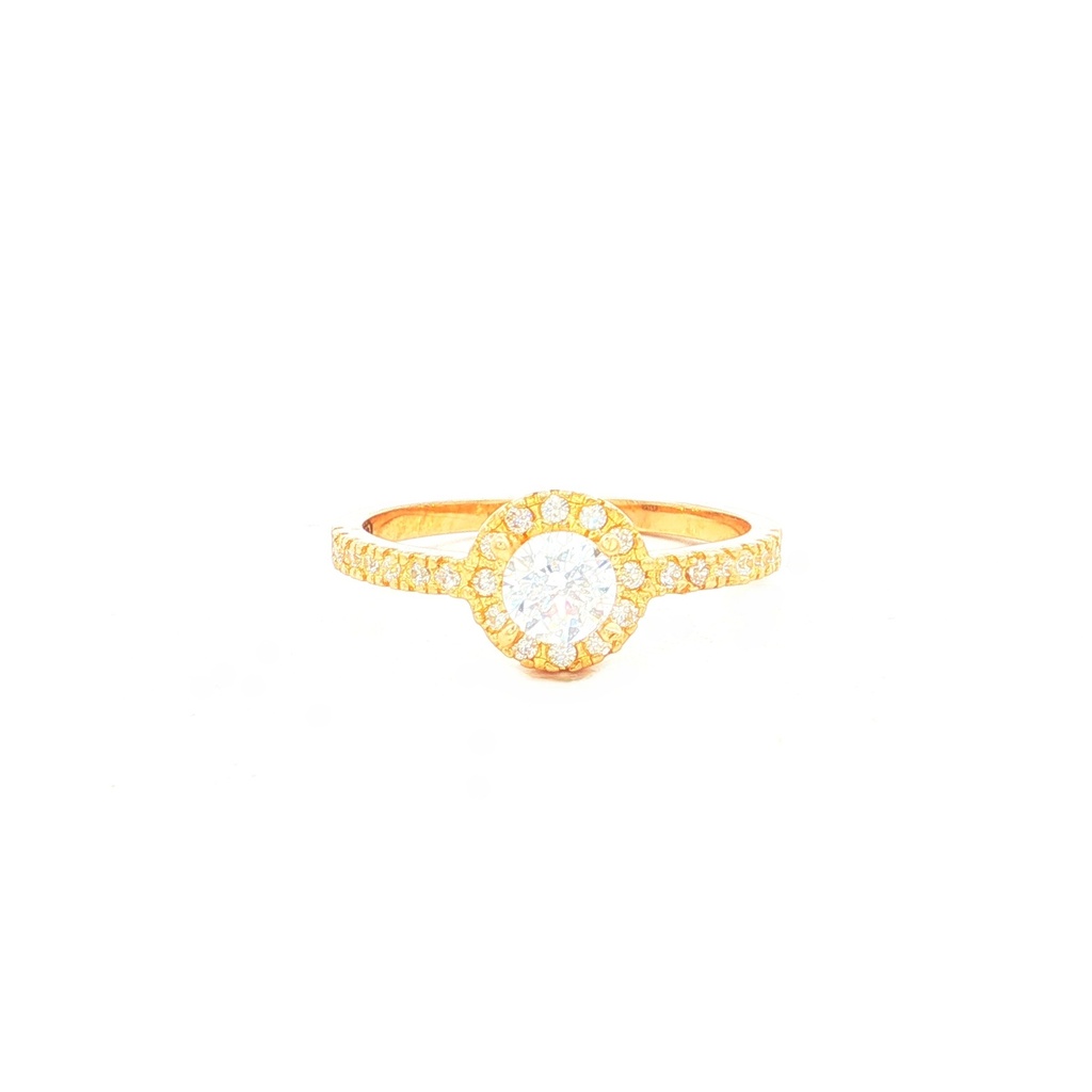ANILLOS SOLITARIOS CASTING ORO AMARILLO