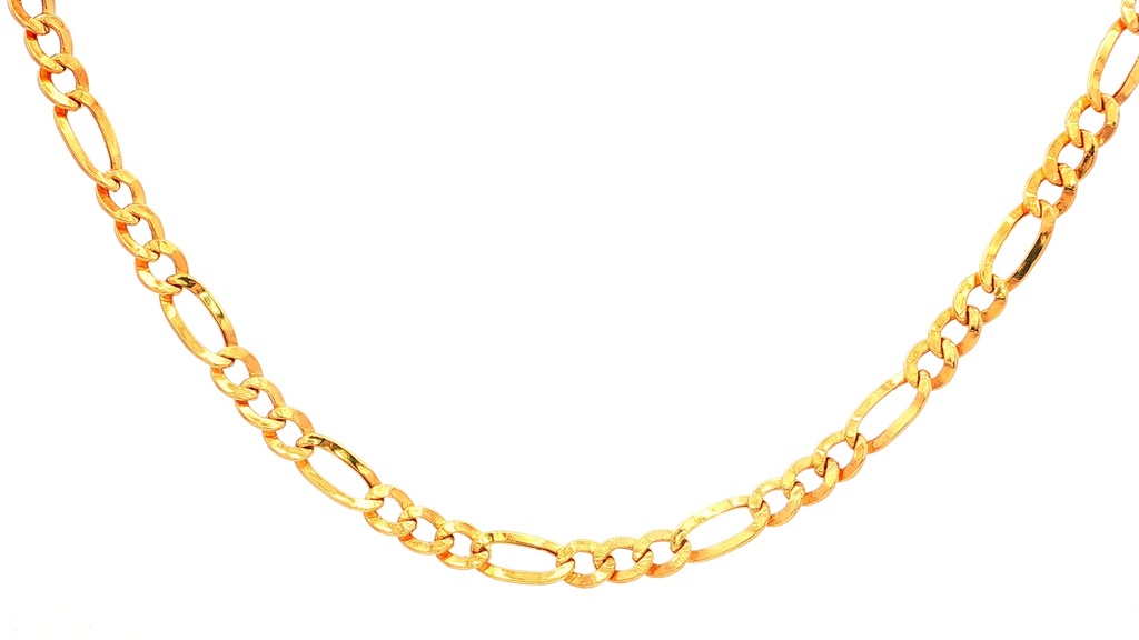 CADENA FIGARO ORO AMARILLO
