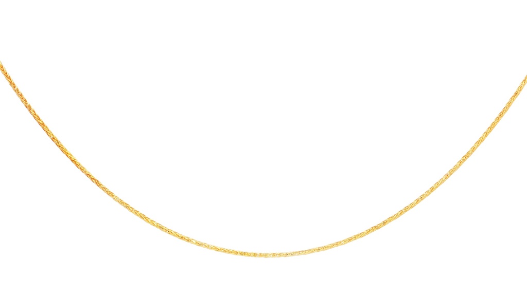 CADENA SPIGA DIAMANTADA ORO AMARILLO 