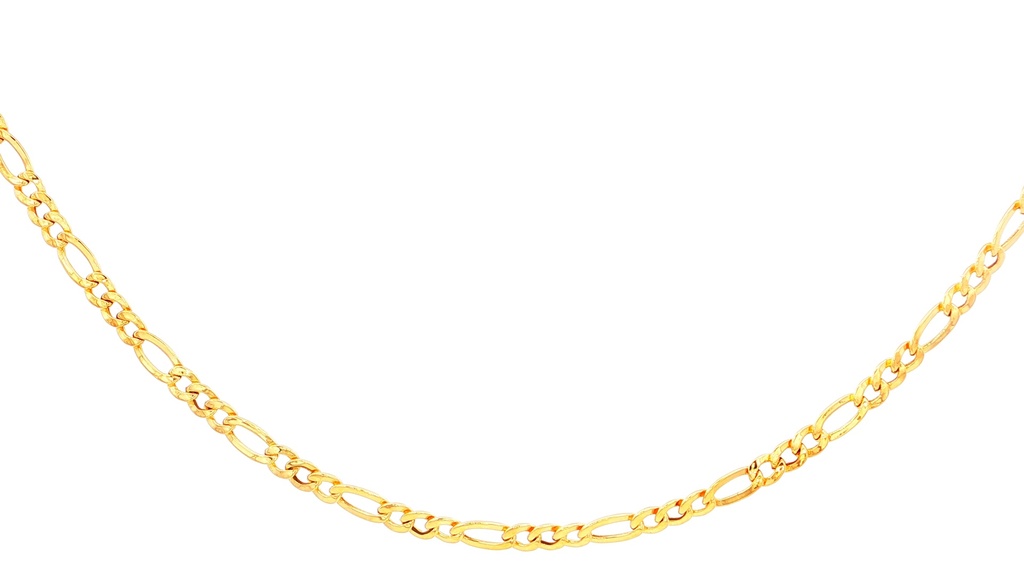 CADENA FIGARO ORO AMARILLO 
