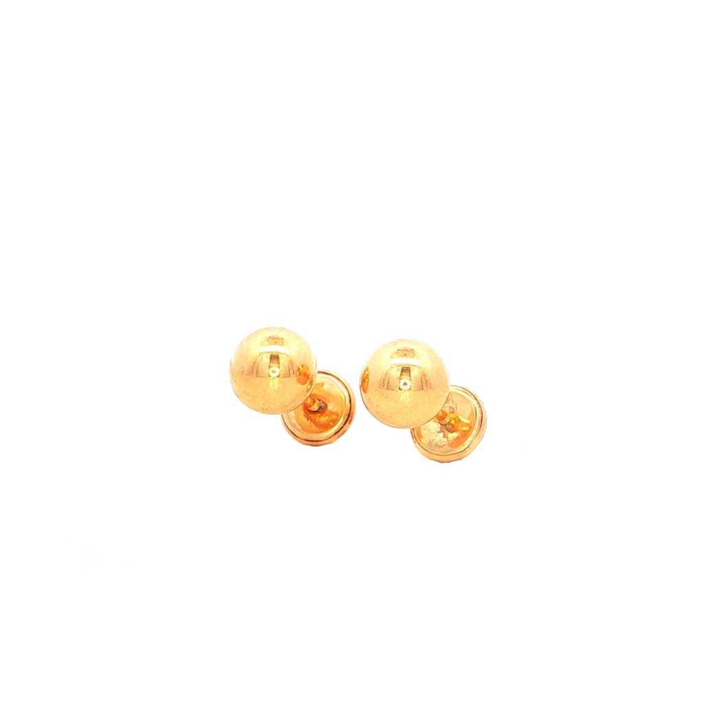 TOPOS BOLA NUMERO 6 ORO AMARILLO