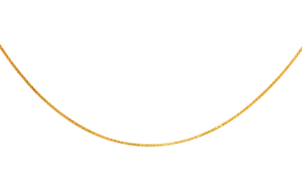 CADENA ESPIGA ORO AMARILLO 