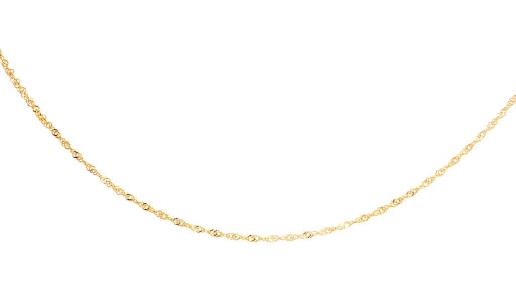 CADENA SINGAPUR  ORO AMARILLO