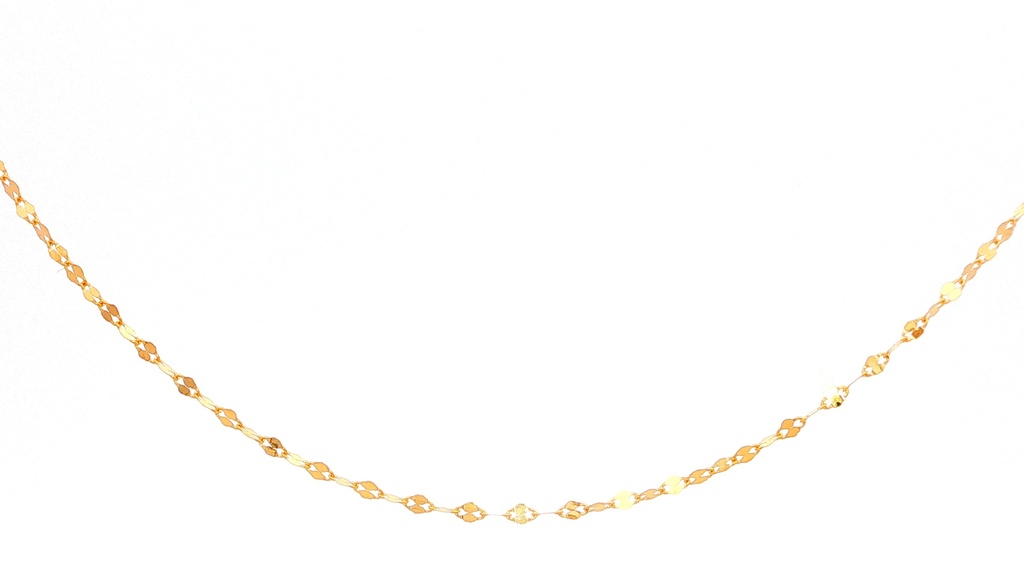 CADENA CRISPETA  ORO AMARILLO