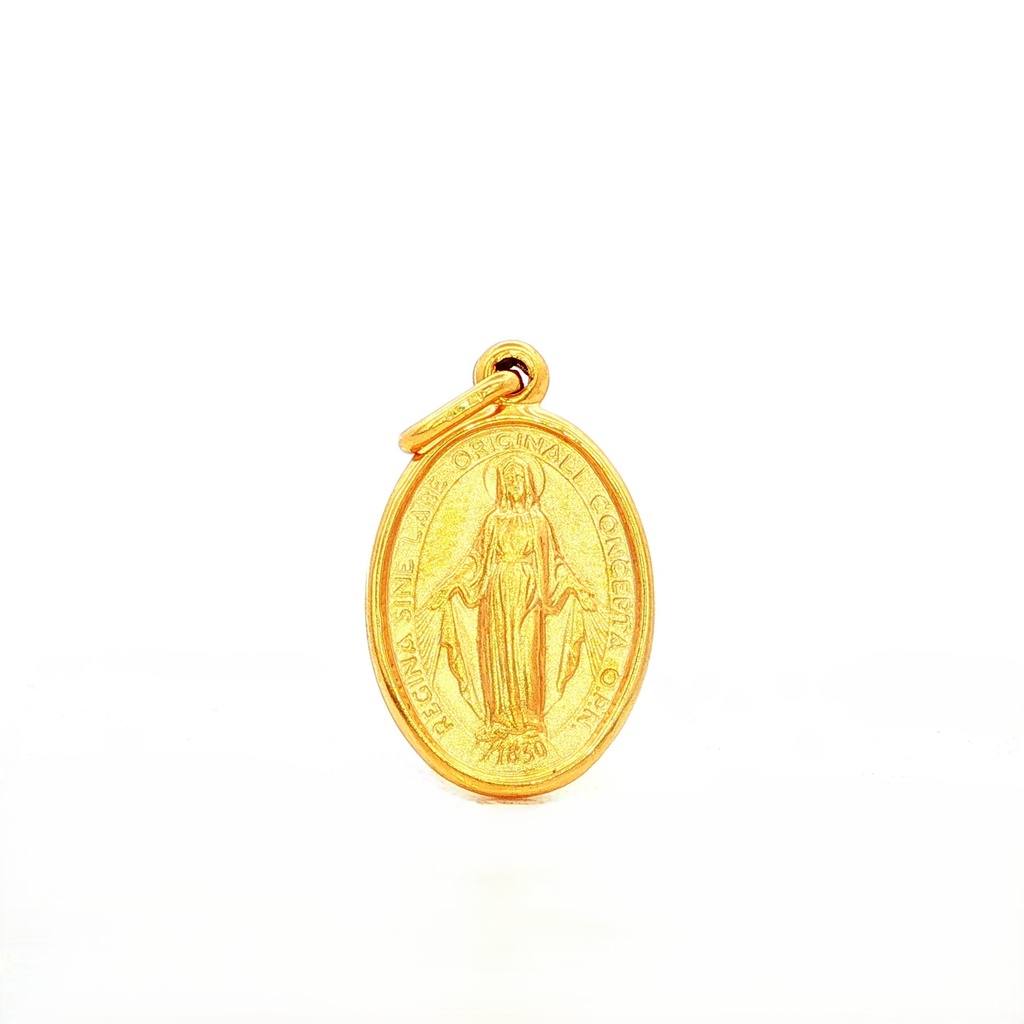 MEDALLA VIRGEN MILAGROSA ORO AMARILLO