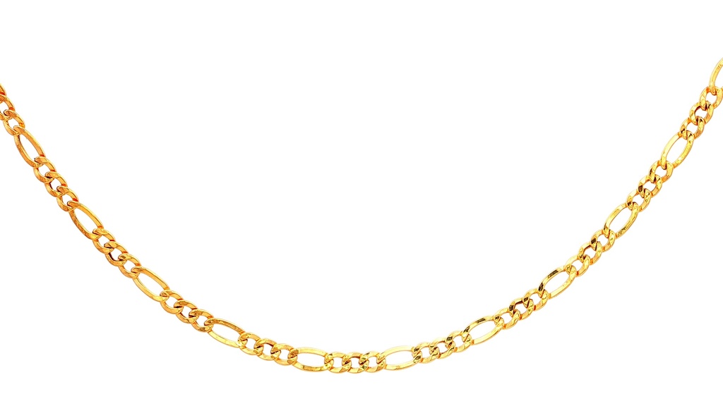 CADENA FIGARO ORO AMARILLO 