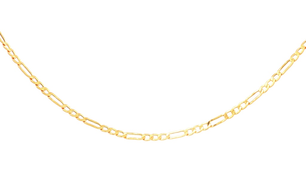CADENA FIGARO ORO AMARILLO