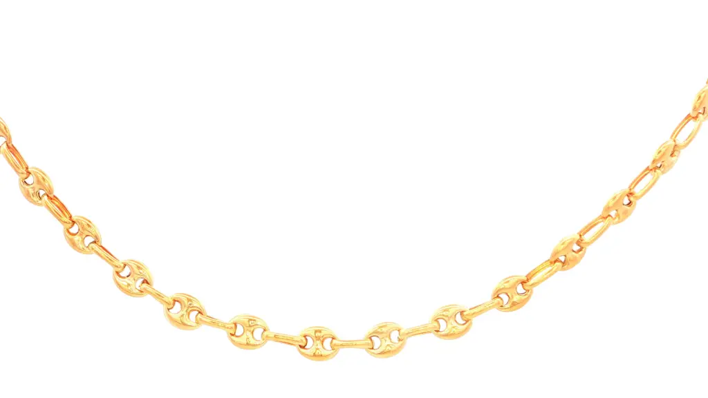 CADENA GUCCI NUMERO 1 ORO AMARILLO