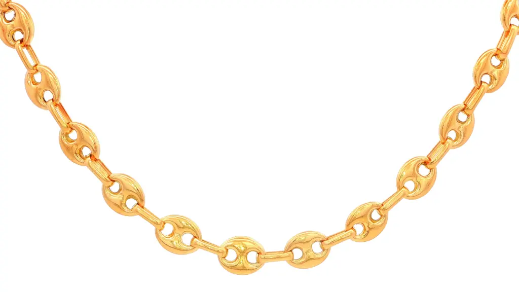 CADENA GUCCI NUMERO 4 ORO AMARILLO