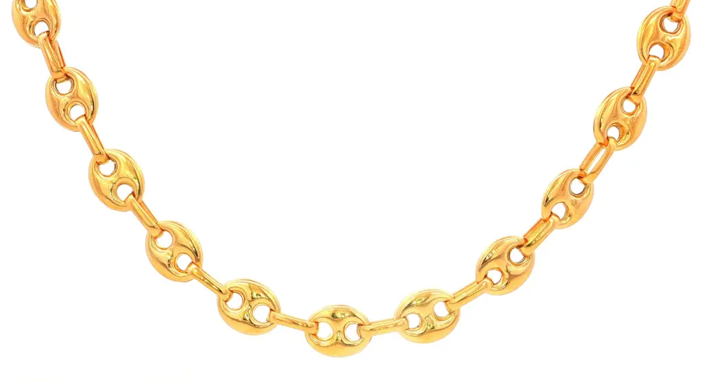 CADENA GUCCI NUMERO 4 ORO AMARILLO