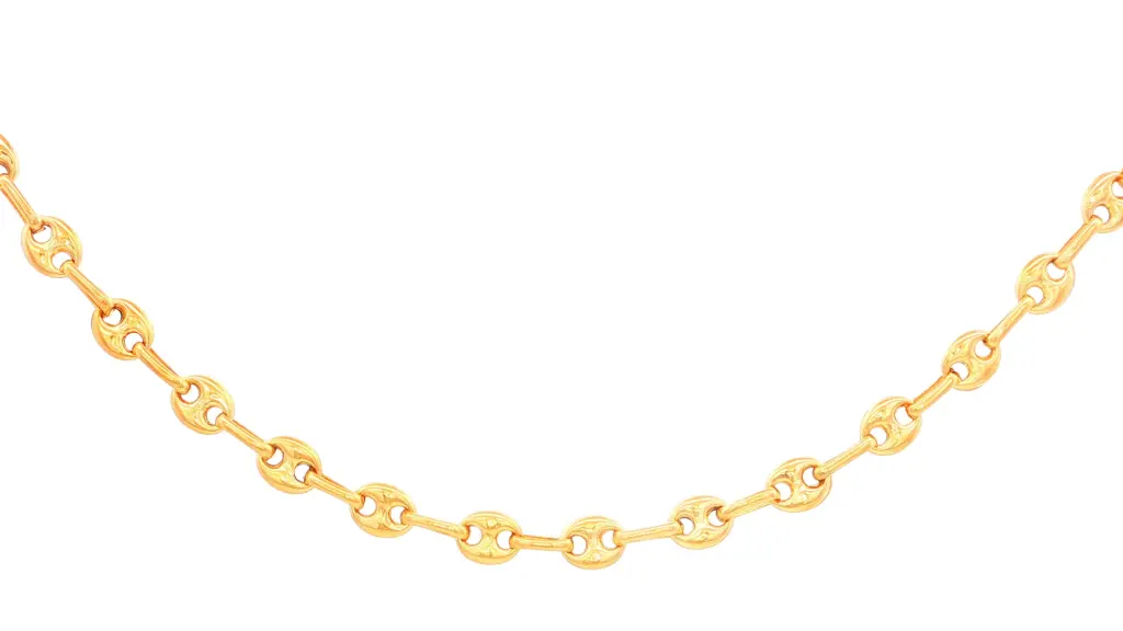CADENA GUCCI NUMERO 1 ORO AMARILLO