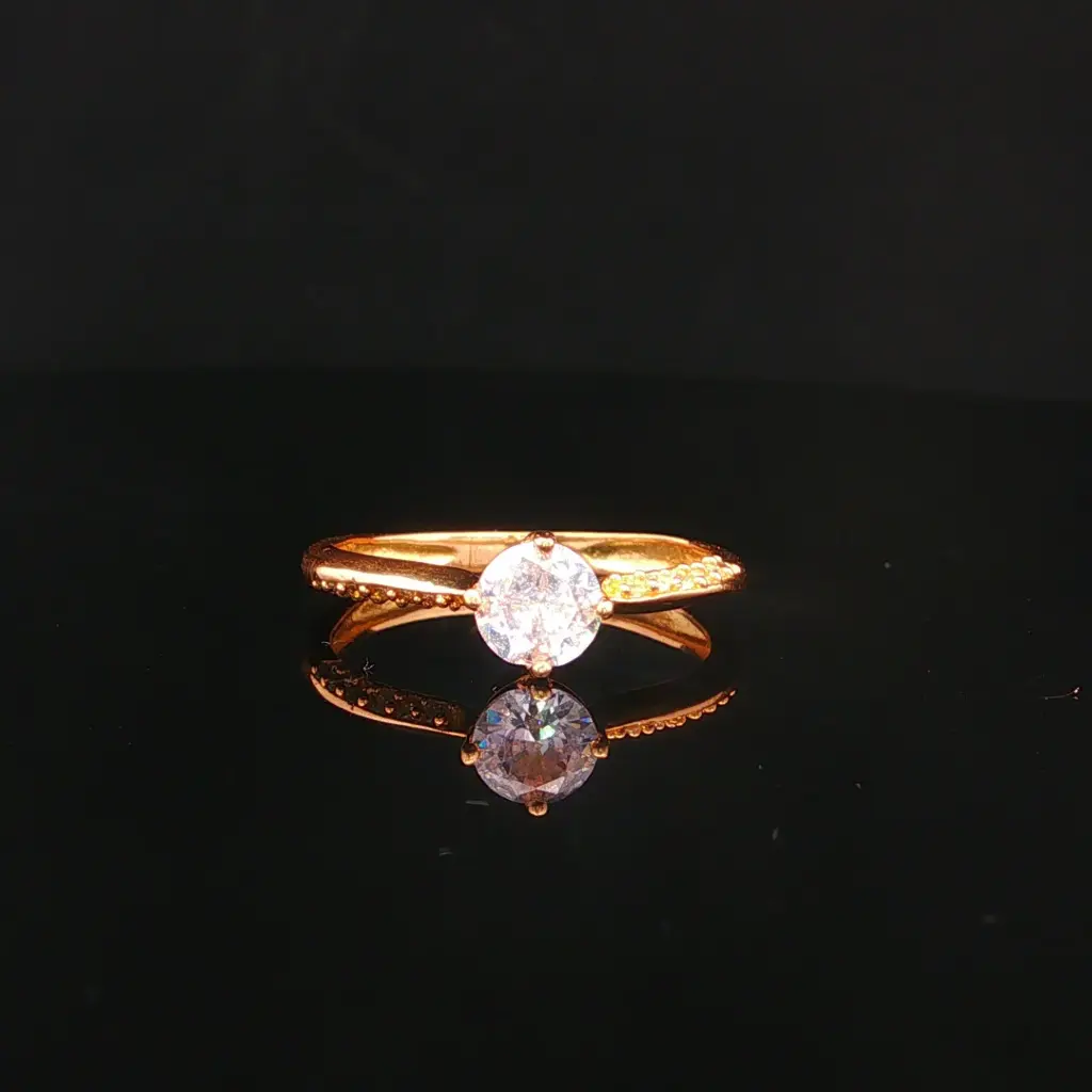 ANILLO SOLITARIO CASTING ORO AMARILLO
