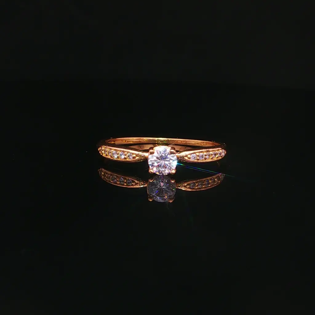 ANILLO SOLITARIO CASTING ORO AMARILLO