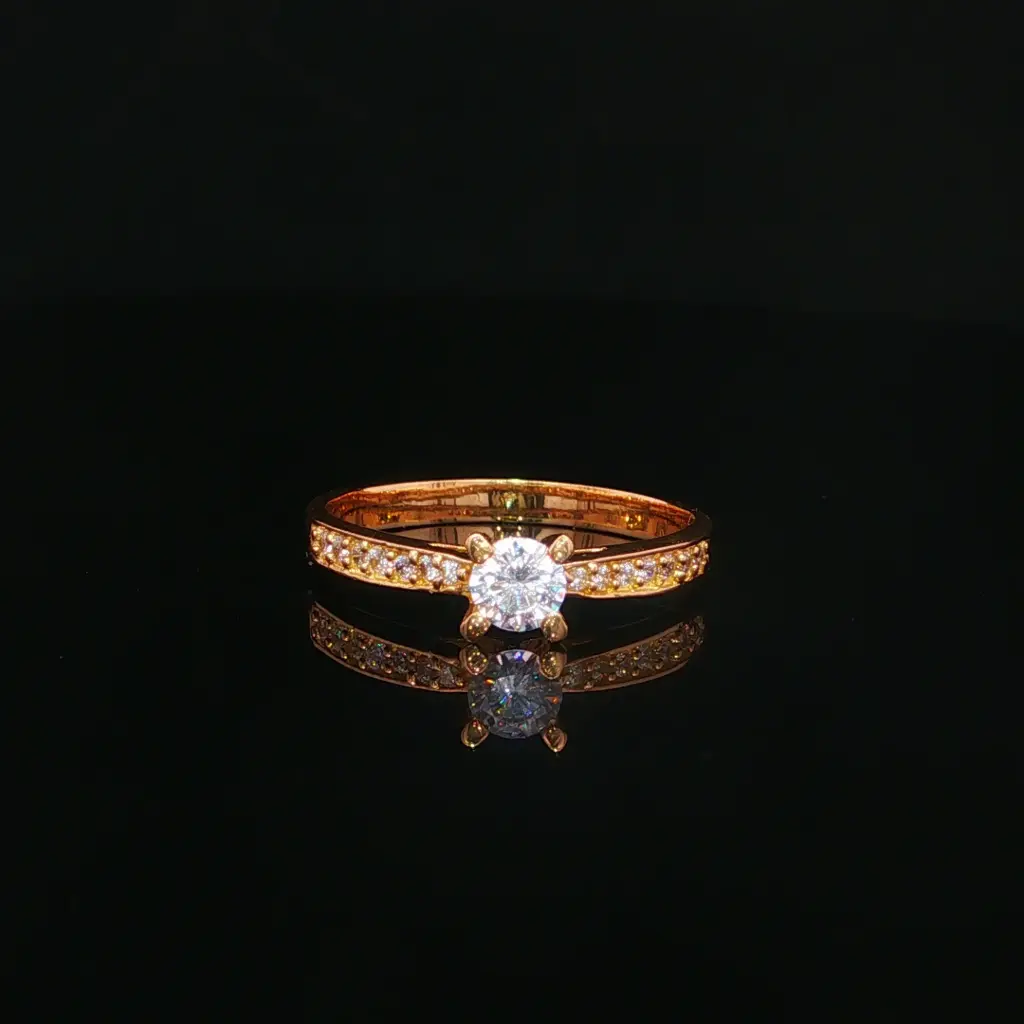 ANILLO SOLITARIO CASTING ORO AMARILLO