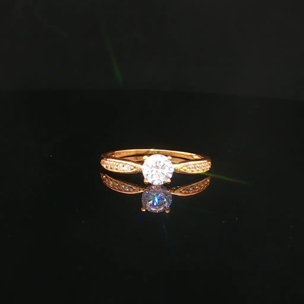 ANILLO SOLITARIO CASTING ORO AMARILLO