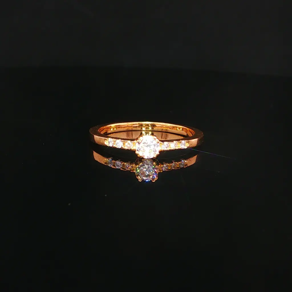 ANILLO SOLITARIO CASTING ORO AMARILLO