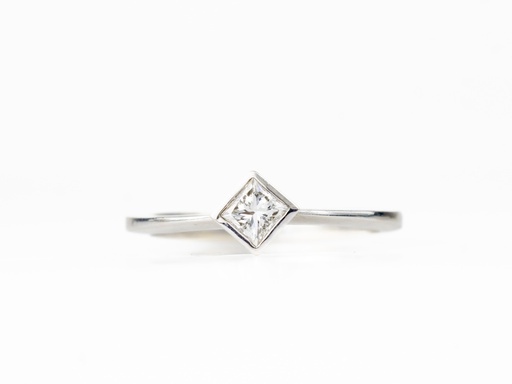 [A0348] ANILLO SOLITARIO OB DIAMANTE 0,245