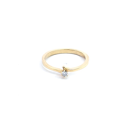 [A0979] ANILLO SOLITARIO DTE 0,061 OA