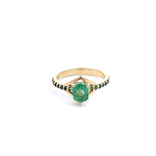 [A1078] ANILLO SOLITARIO ESM 0,944 PTS OA