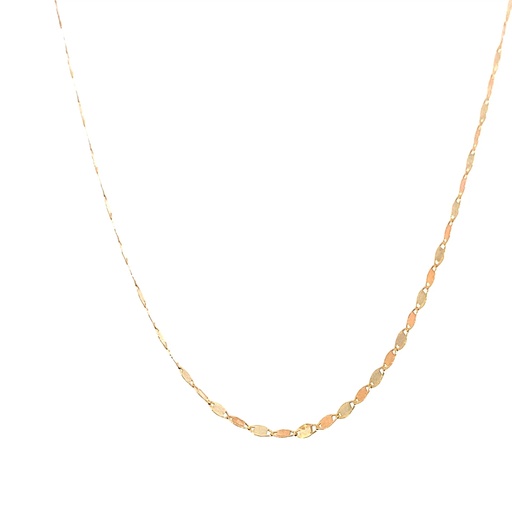 [AD001] CADENA PLASTINA DOS OROS 