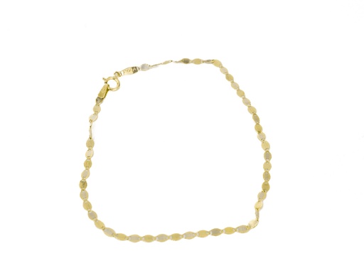 [AD004] PULSERA PLASTINA 2 OROS