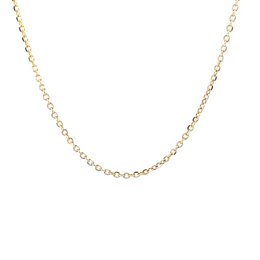 [AD010] ROLSP040PVAM[H] CADENA ROLON DOS OROS DIAMANTADA