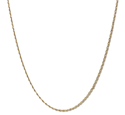 [AD024] [AD024] SNG025PVAM[H] CADENA SINGAPUR DOS OROS