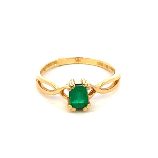 [AG405] ANILLO SOLITARIO ESM 0,7 PTS OA    