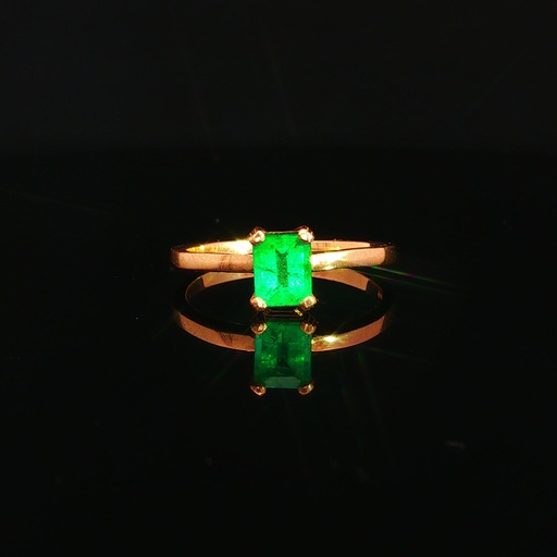 [AG412] ANILLO SOLITARIO ESM 0,65 PTS OA    