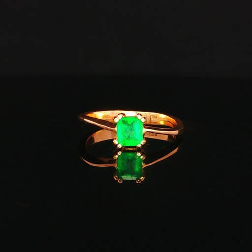 [AG414] ANILLO SOLITARIO ESM 0,55 PTS OA    