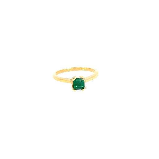 [AG417] ANILLO SOLITARIO ESM 0,7 PTS OA    