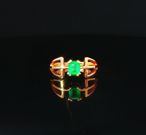 [AG419] [AG419] ANILLO SOLITARIO ESM 0,5 PTS OA    