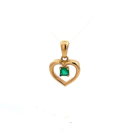 [AG452] DIJE CORAZON ESM 0,46 PTS OA    