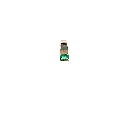 [AG459] DIJE BAUL ESMERALDA ORO AMARILLO            