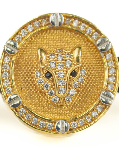 [CD968] APLIQUE PANTERA CARTIER 2 OROS            