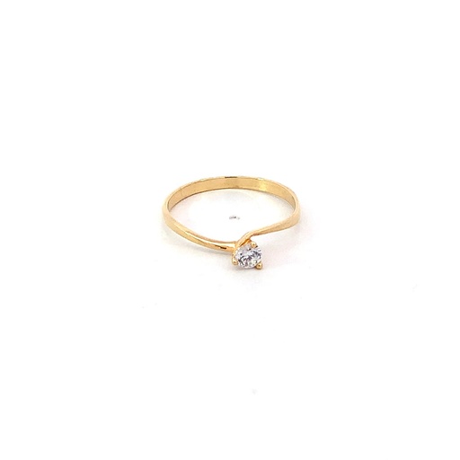 [CM327] ANILLO SOLITARIO ORO AMARILLO      