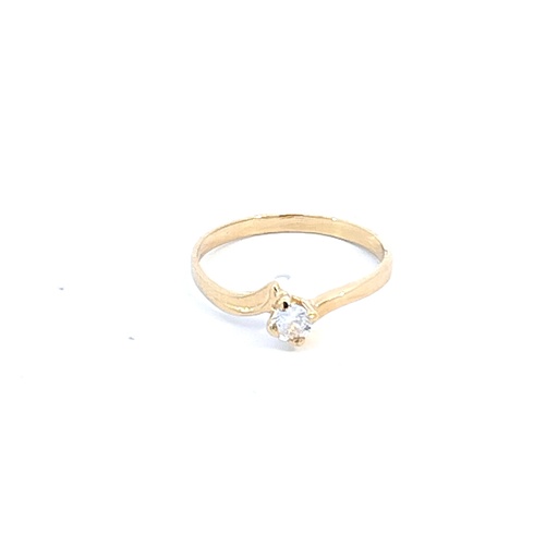 [CM359] ANILLO SOLITARIO ORO AMARILLO   