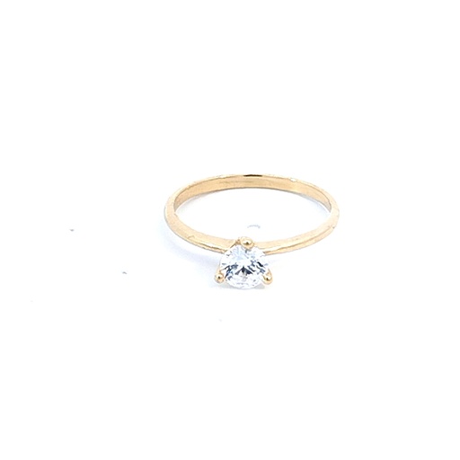 [CM383] ANILLO SOLITARIO ORO AMARILLO   