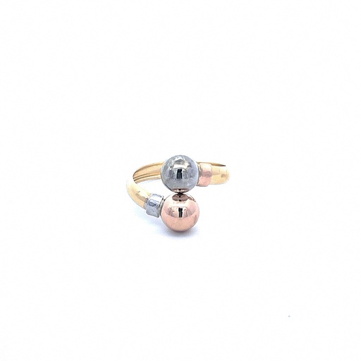 [D090] ANILLO TU Y YO 3 OROS         