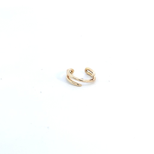 [GOLD09] EAR CUFF CLIC ORO AMARILLO            
