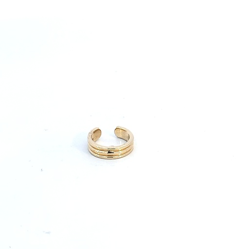 [GOLD14] EAR CUFF RAYAS ORO AMARILLO            