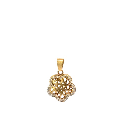 [GOLD162]  DIJE FLOR CASTING ORO AMARILLO    