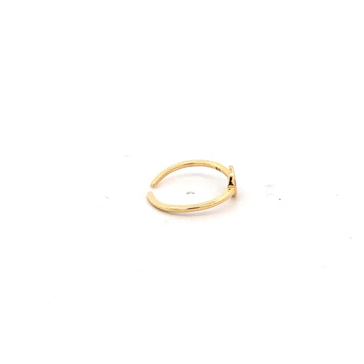 [GOLD25] ANILLO MEDIO DEDO LUNA ORO AMARILLO         