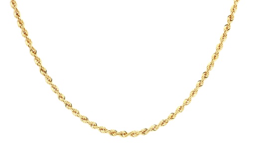 [GOLD256] CADENA FRANCISCANA ORO AMARILLO               