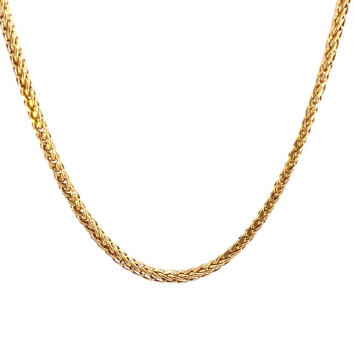 [GOLD259] CADENA FRANCO ORO AMARILLO      